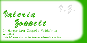 valeria zoppelt business card